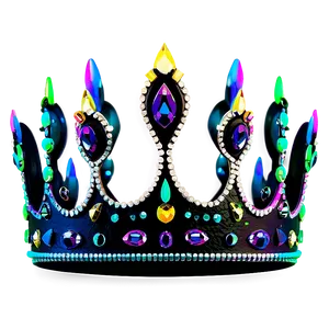 Neon Queen Crown Png 48 PNG image