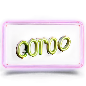 Neon Rectangle Ambiance PNG 1
