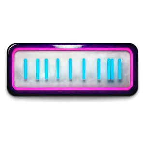 Neon Rectangle Banner Png 27 PNG image