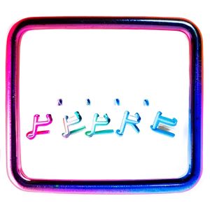 Neon Rectangle Border Png Ucr PNG image