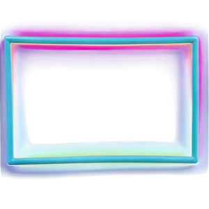 Neon Rectangle Design Png 06272024 PNG image