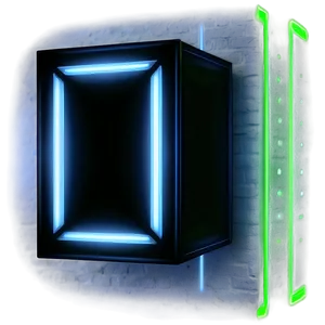Neon Rectangle Glow PNG 66