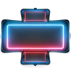 Neon Rectangle Glow PNG Udm74 PNG