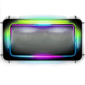 Neon Rectangle Illustration PNG Bjq53 PNG