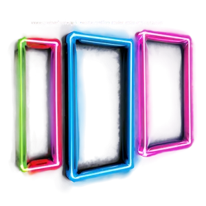 Neon Rectangle Shape Png 06272024 PNG image