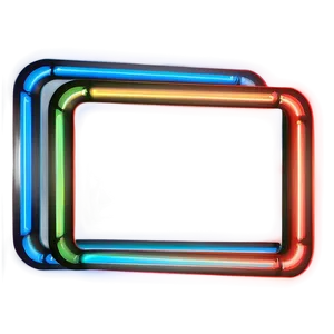 Neon Rectangle Style PNG 22