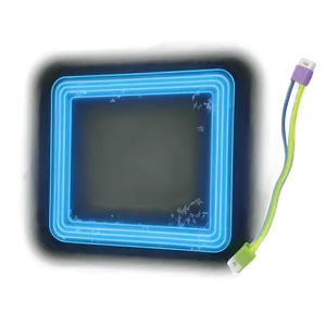 Neon Rectangle Visual PNG 25