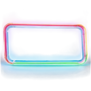 Neon Rectangle Visual PNG Klo