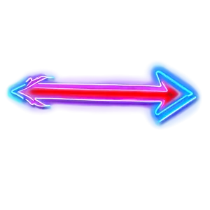 Neon Red Arrow Png 04302024 PNG image