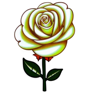 Neon Rose PNG 15