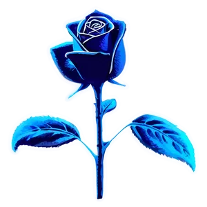 Neon Rose PNG Ebj