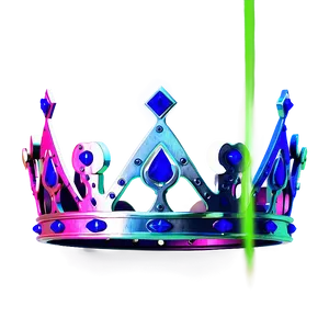 Neon Royal Crown PNG 06272024 PNG