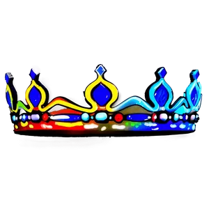 Neon Royal Crown PNG Rmo