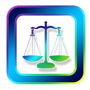 Neon Scalesof Justice Icon