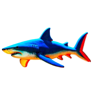 Neon Shark Art Png 29 PNG image