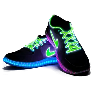 Neon Sneakers PNG Msf56