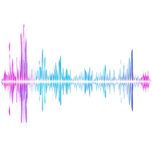 Neon Sound Wave Png Bir PNG image