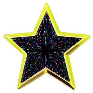 Neon Sparkle Star PNG Rlu73