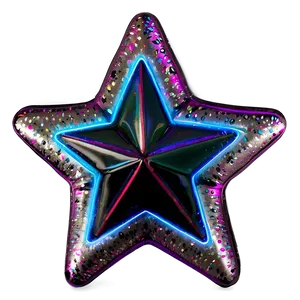 Neon Sparkle Star PNG Sdx PNG