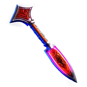 Neon Spear PNG 05252024