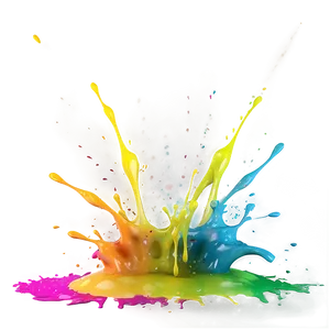 Neon Splash Effect PNG Vth