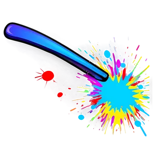 Neon Splat Png 06122024 PNG image