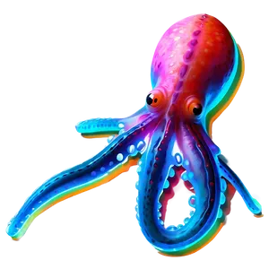 Neon Squid Image Png 35 PNG image