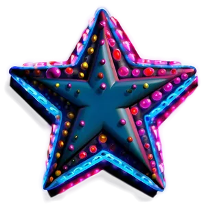Neon Star Clipart PNG Wql15 PNG