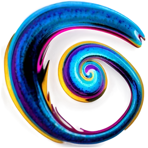Neon Swirl Png 05242024 PNG image