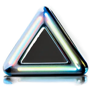 Neon Triangle Light PNG 05042024