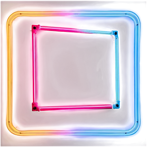 Neon Video Frame Glow Png 06262024 PNG image