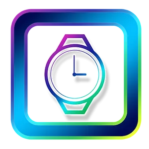Neon Watch Icon