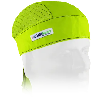 Neon Yellow Cold Rush Durag PNG