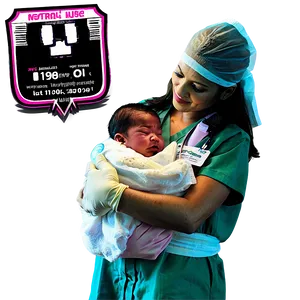 Neonatal Nurse PNG Xcy22
