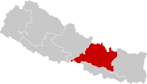 Nepal_ Map_ Highlighting_ Bagmati_ Province.png PNG image