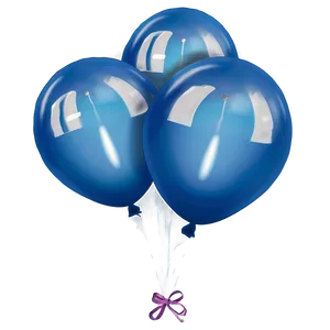 Neptune Blue Balloons PNG 93
