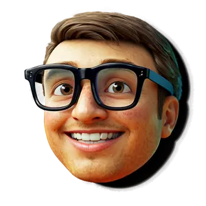 Nerd Emoji Png Tjy53 PNG image