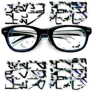 Nerd Glasses Png 05232024 PNG image