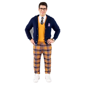 Nerd Outfit Fashion Png 80 PNG image