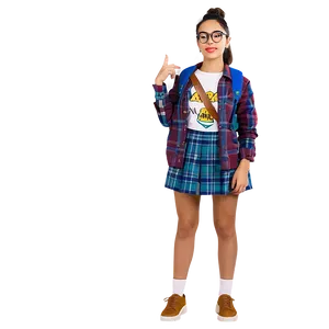 Nerd Outfit Fashion Png Kgq PNG image