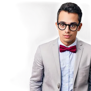 Nerd With Bow Tie Png 58 PNG image