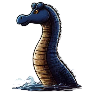 Nessie Of Loch Ness Sketch Png Qwn50 PNG image