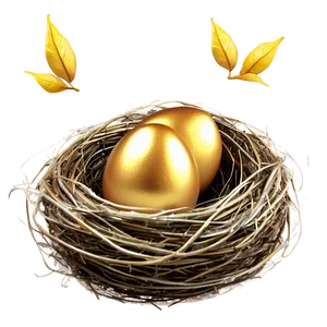 Nest With Golden Eggs Png 05252024 PNG image