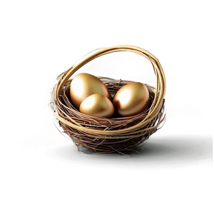 Nest With Golden Eggs PNG 05252024 PNG