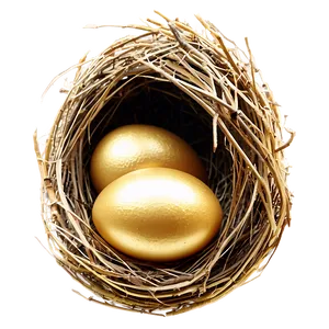 Nest With Golden Eggs PNG Dhg69 PNG
