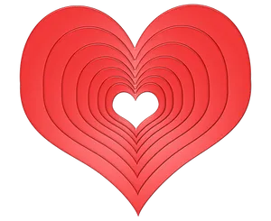 Nested Heart Design