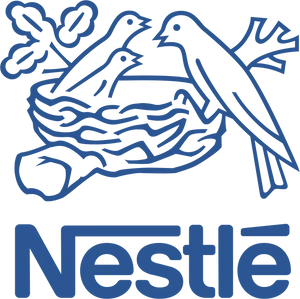 Nestle Logo Blue Birds Nest PNG image