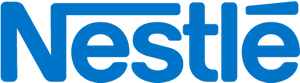 Nestle Logo Blueon Black PNG image