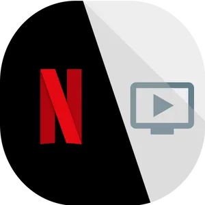 Netflix Iconwith Play Button PNG image