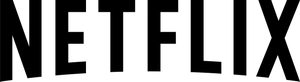 Netflix Logo Black Background PNG image